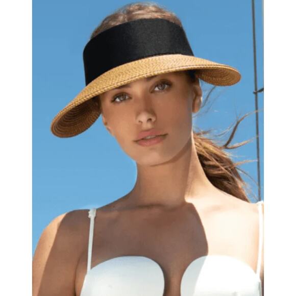 Eric Javits Champ Squishee straw visor - Picture 9 of 11